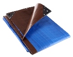 Get 15% OFF our largest Brown / Blue Tarpaulins