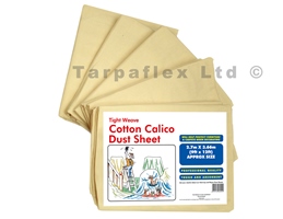 Cotton Calico Dust Sheets